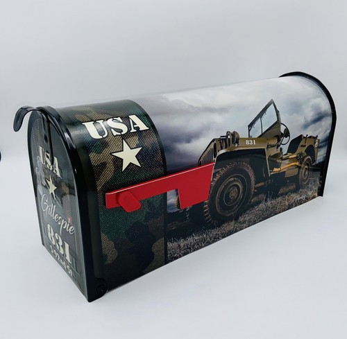 Army jeep custom - jeep, mailbox