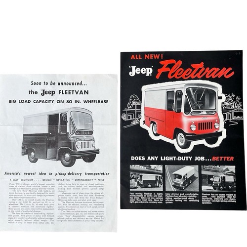 1961 jeep fleetvan 3a - fleetvan, fj-3a